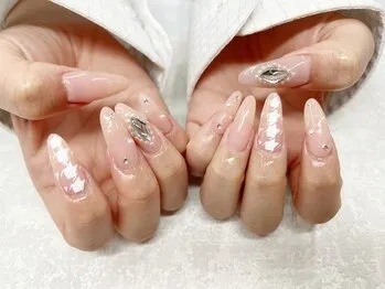 ワンカラー＋10本アート