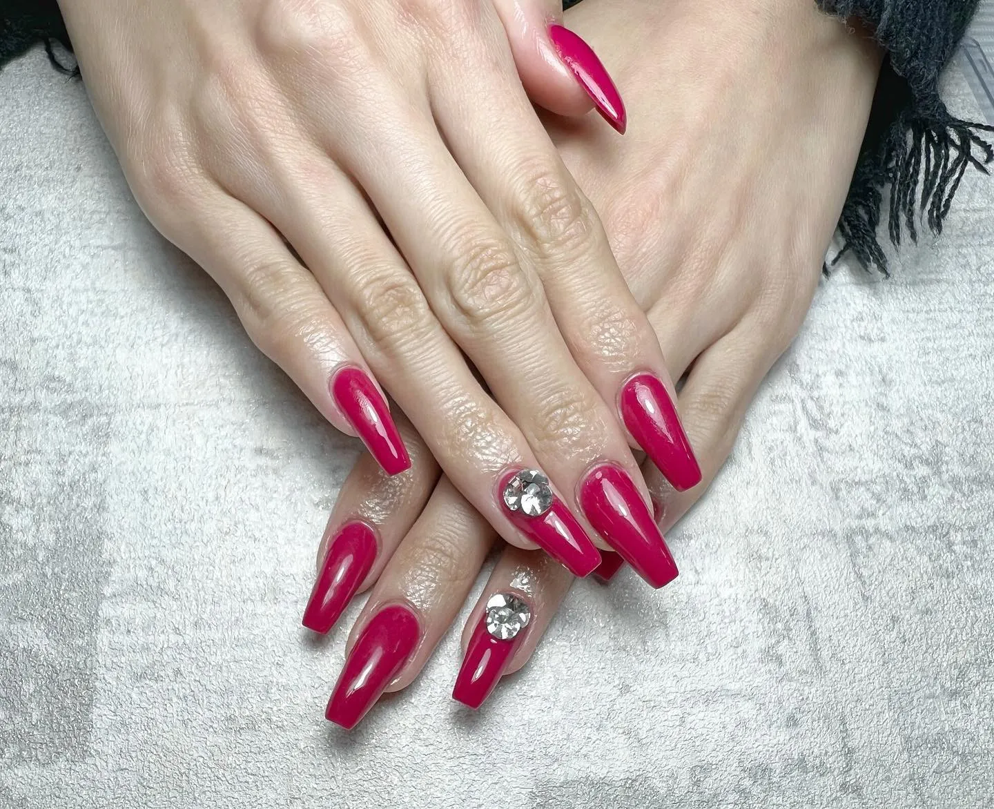 スカルプワンカラー＋ストーンアート2本付き