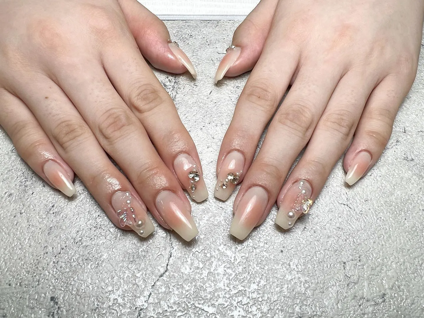 定額ネイルでも、こんなに可愛くなっちゃいます💓💞