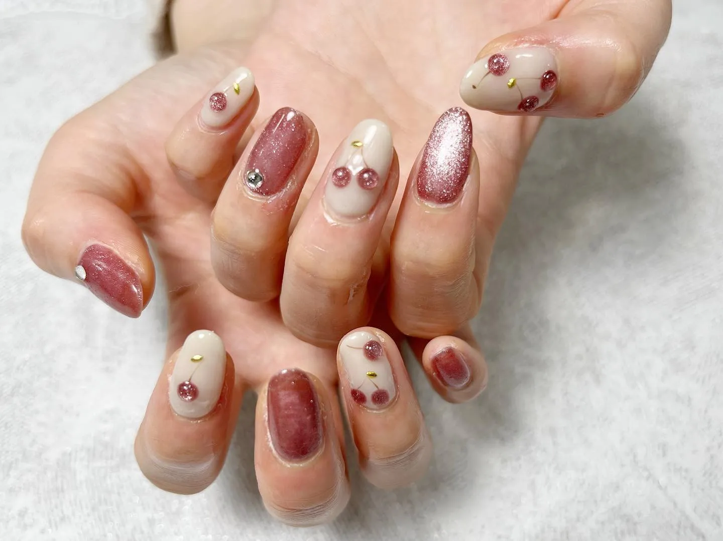 さくらんぼネイル♩