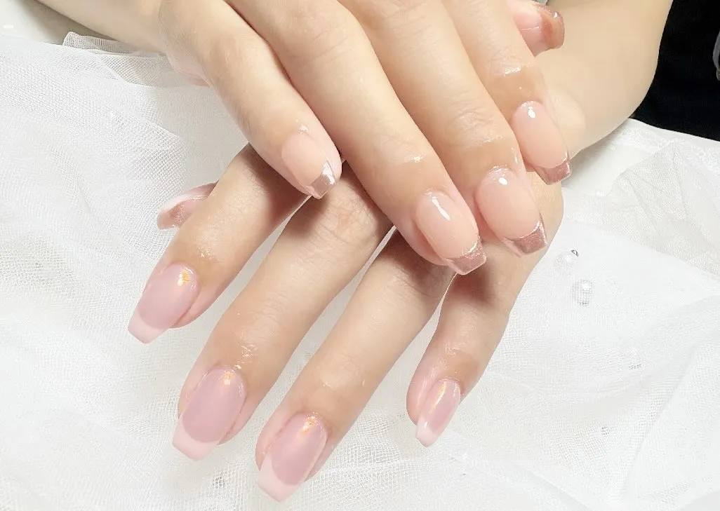 🤍アシメフレンチっ❤️